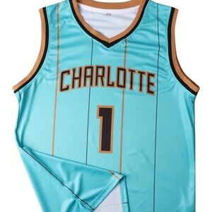 Teal Charlotte Hornets Jersey